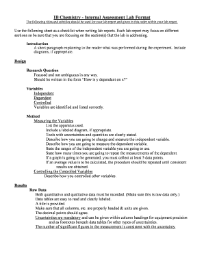 Chemistry Ia Template  Form