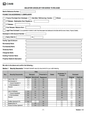 Cimb E Solicitor  Form