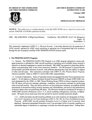 By Order of the Commander Air Force Reserve Command Air AF  Form