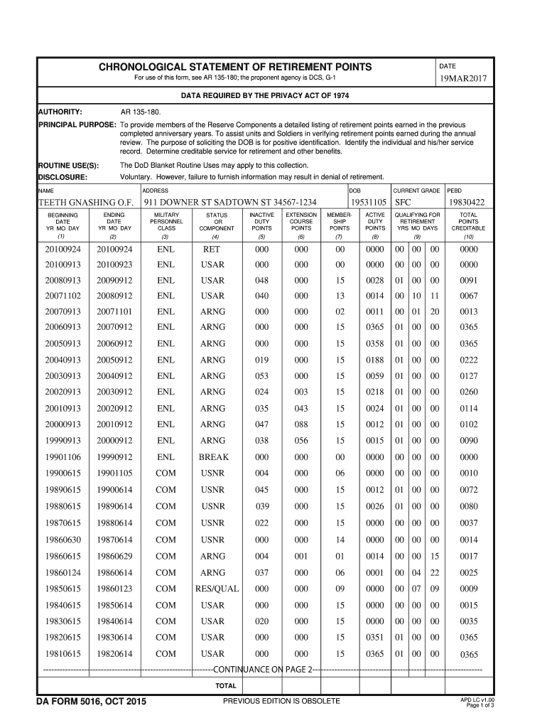 Da 5016  Form