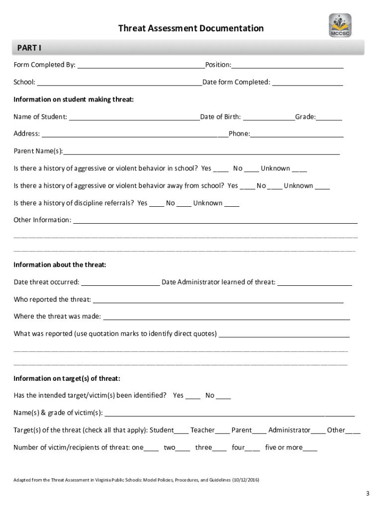 Mccsc Threat Assessment  Form