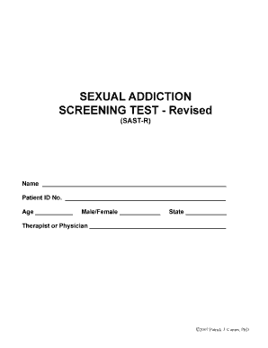 Sast R Scoring PDF Form
