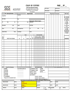 Sgs Scott La  Form