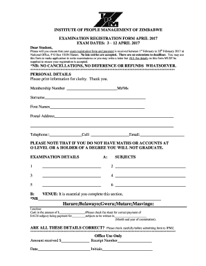 Ipmz Application Form