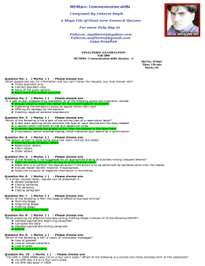 Which is Less Likely to Generate Defensiveness Mcm301  Form