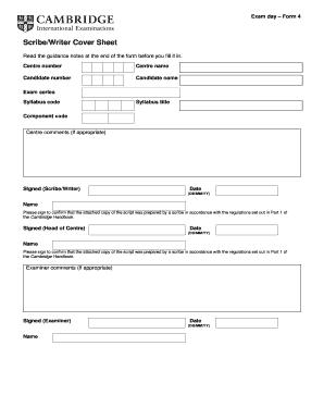 Form 4 Cambridge