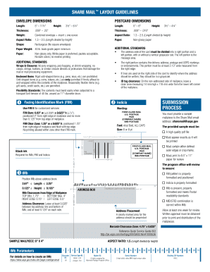 Share Mail Layout Guidelines  Form