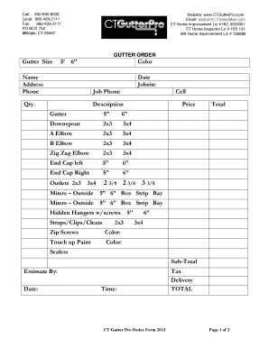 Ct Gutter Pro Order Form DOCX