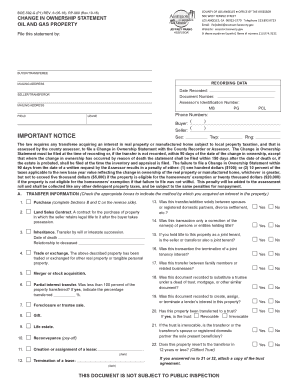 Boe Statement Oil Online  Form