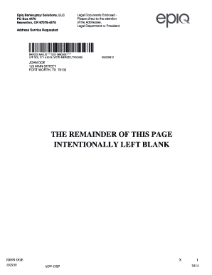 Why Did I Get a Letter from Epiq Corporate Restructuring Llc  Form