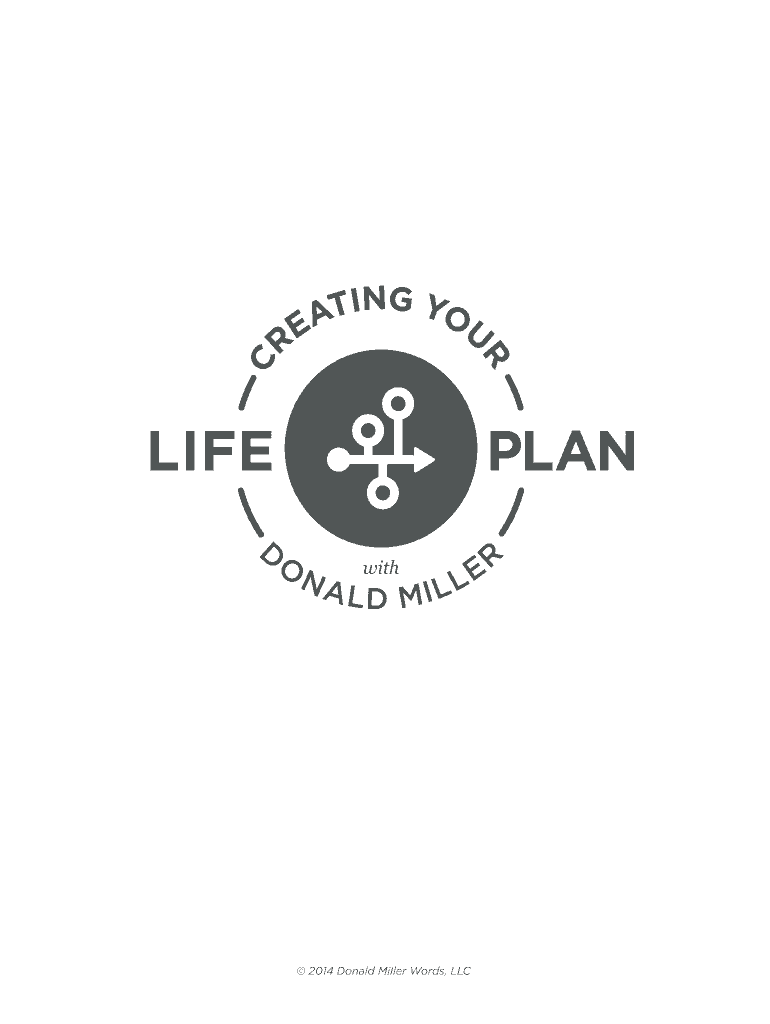 Donald Miller Life Plan PDF  Form