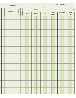 Staff Salary Ledger PDF  Form