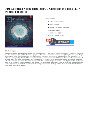 Adobe Photoshop Classroom in a Book Release PDF Download  Form