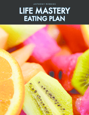 Tony Robbins Diet PDF  Form