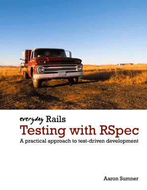 Everyday Rails Testing with Rspec PDF  Form