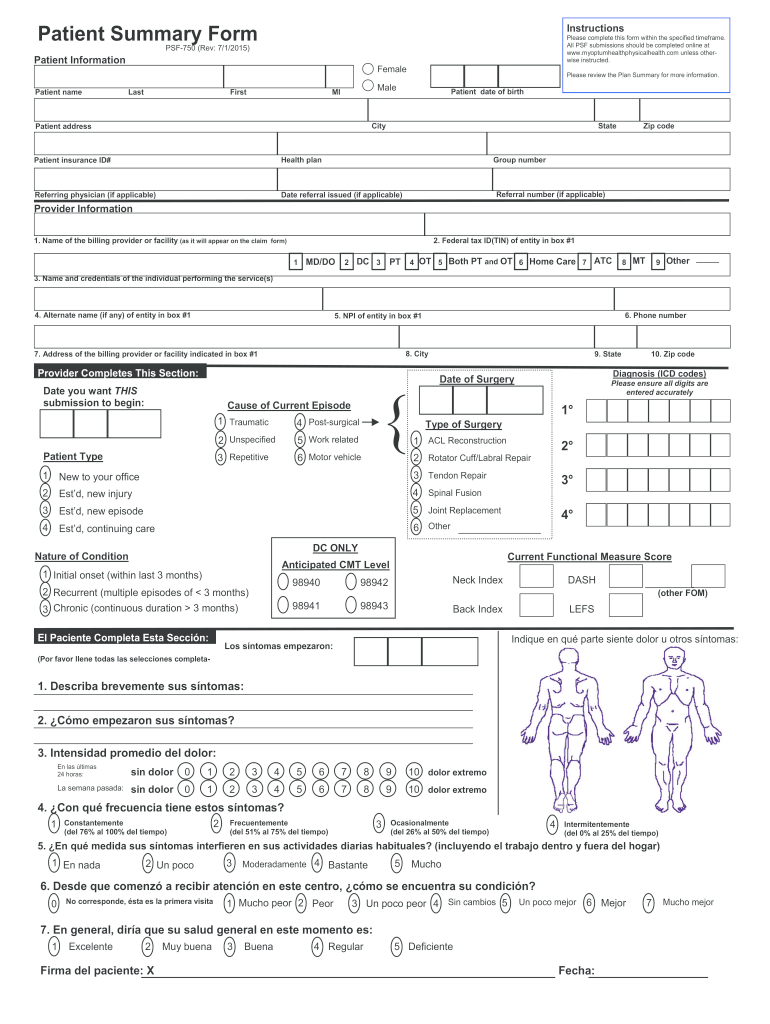 Myoptumhealthphysicalhealth  Form