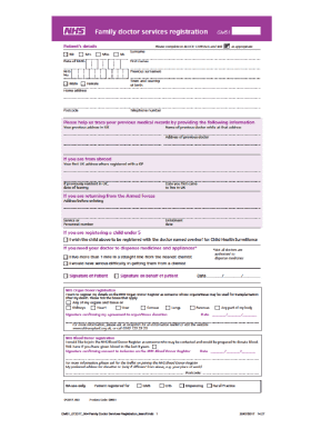 Dental Registration Form