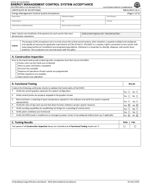 CEC NRCA MCH 18 a Revised 0116 Energy Ca  Form