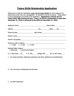  Please Print or Type This Application Using Only the Space Allotted for Each Response No 2016-2024