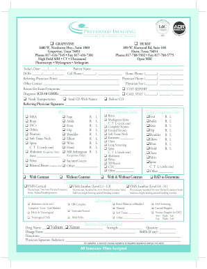 185573 Grapevine Hurst V11 Preferred Imaging  Form