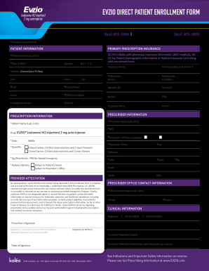 ARISTADA INITIO and ARISTADA Patient Enrollment Form