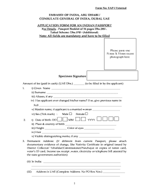 Eap 1 Form