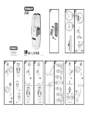 Stanley Stud Finder Instructions  Form