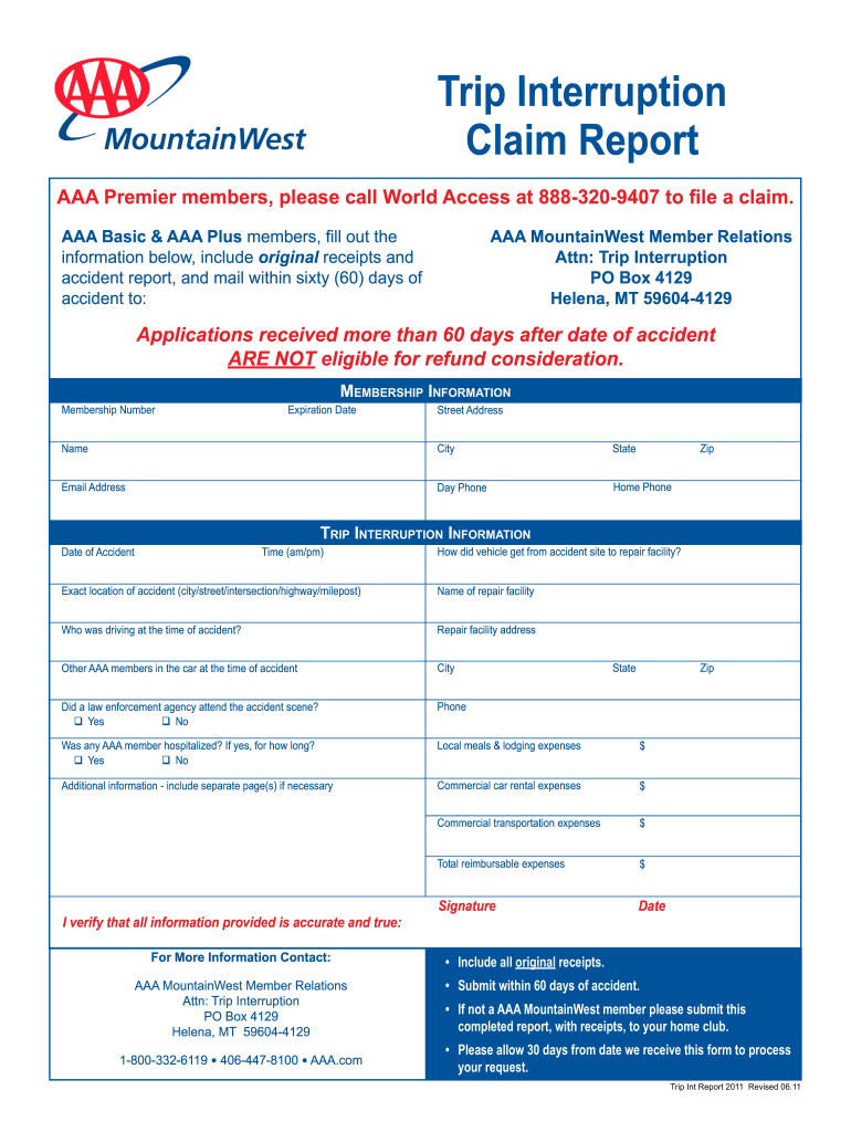  AAA Premier Members, Please Call World Access at 888 320 9407 to File a Claim 2011-2024