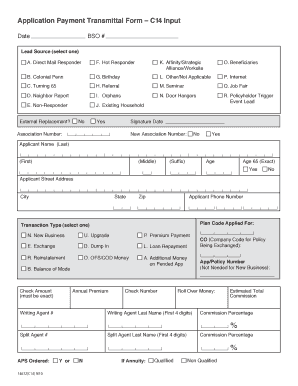 C14 Form