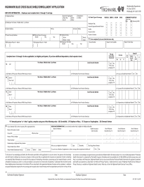 Highmark Enrollment  Form