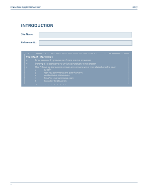 Sasol Franchise Application Form