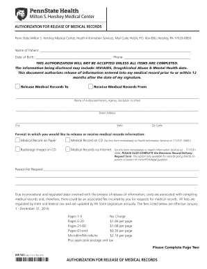 Get and Sign Endocrinologist Hershey Pa 2016-2022 Form