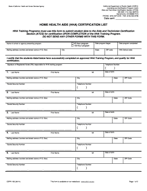 CDPH 183 California Department of Public Health CA Gov  Form