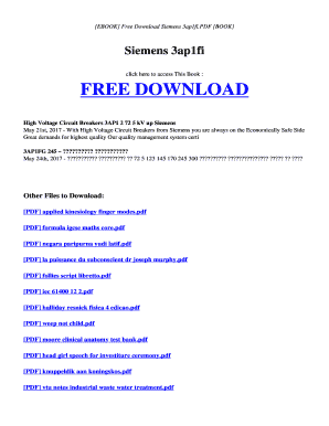 SIEMENS 3AP1FI DOWNLOAD PDF BOOK SIEMENS 3AP1FI DOWNLOAD PDF BOOK  Form