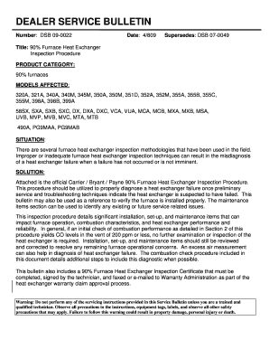 Carrier Smb 09 0022  Form