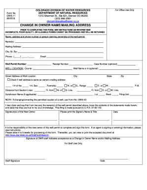 Get and Sign Dwrpermitsonline State Co Us  Form