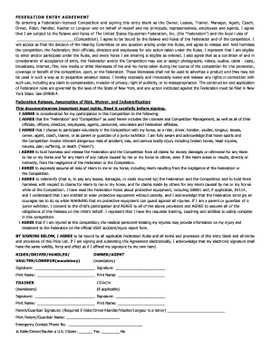 Usef Entry Agreement  Form