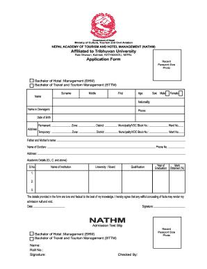 Natham College  Form