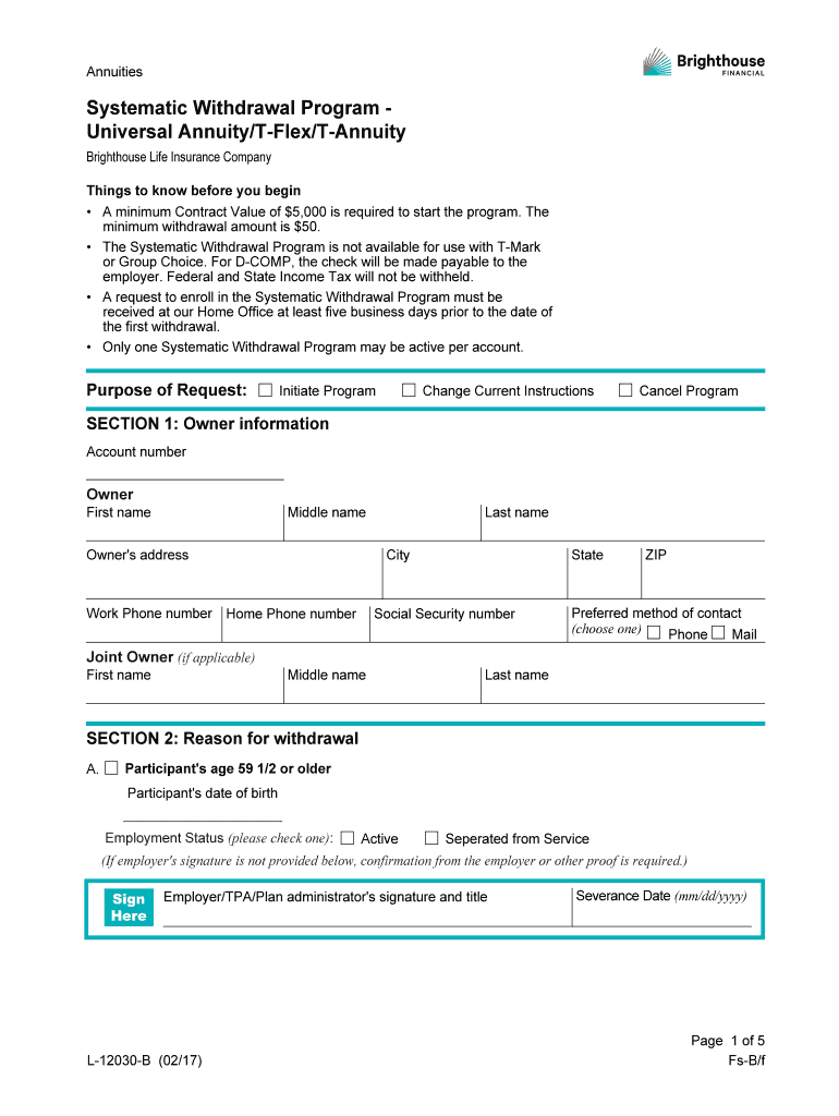  Annuity T Flex 2017-2024