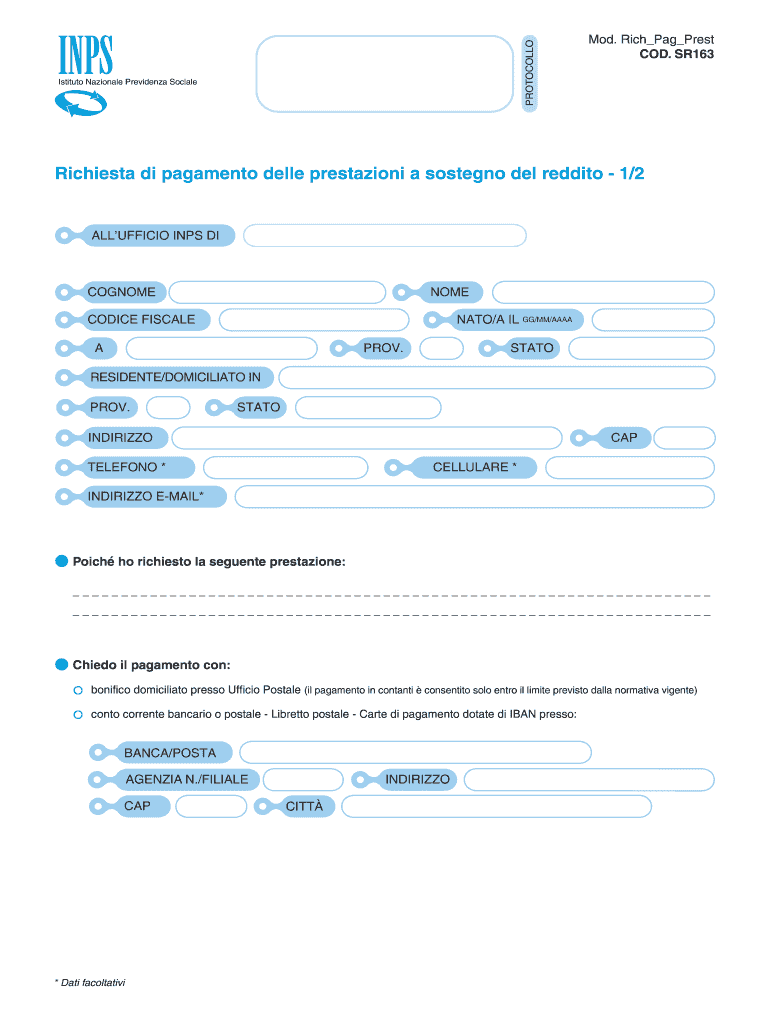 Mod Sr163  Form