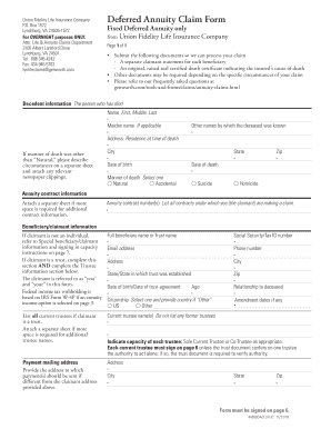  Union Fidelity Life Insurance Claims 2016-2024