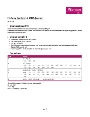 Mt940 to Excel  Form