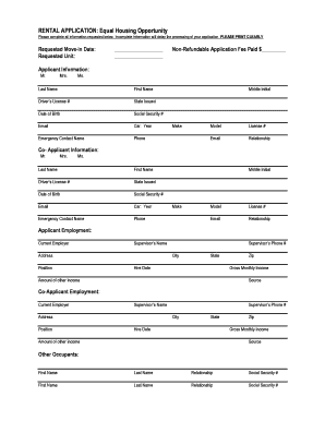 Equal Housing Opportunity Forms PDF Documents