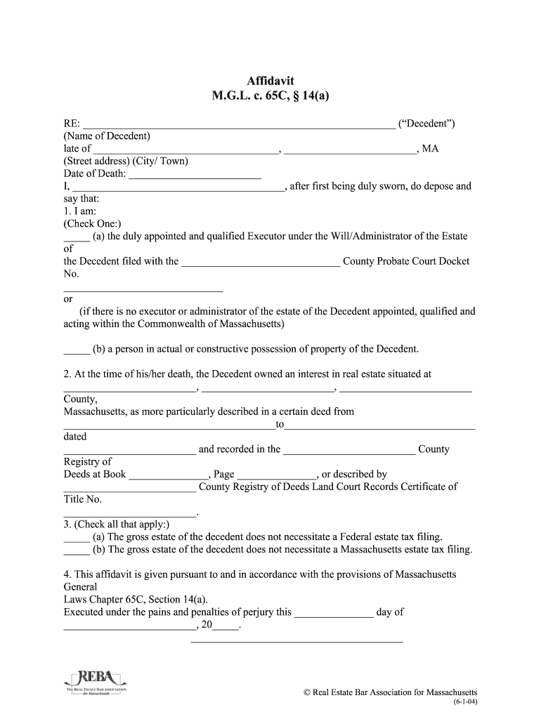 65c Affidavit  Form