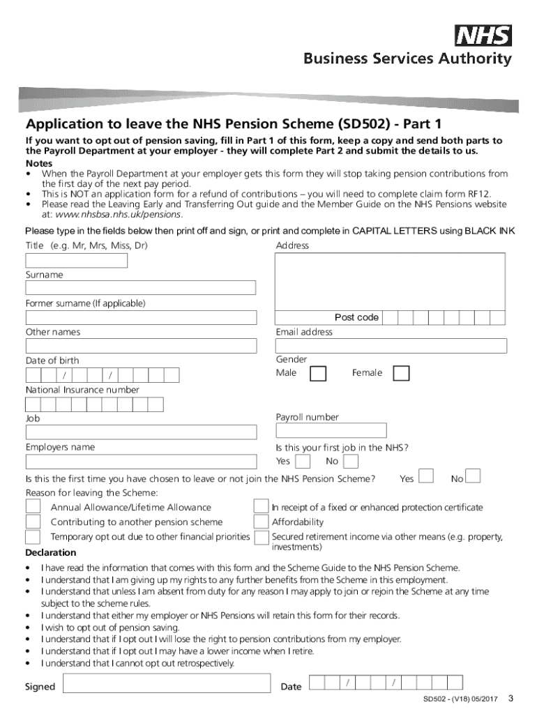 Sd502 Word Document  Form