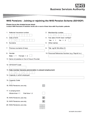 Ss10 Form