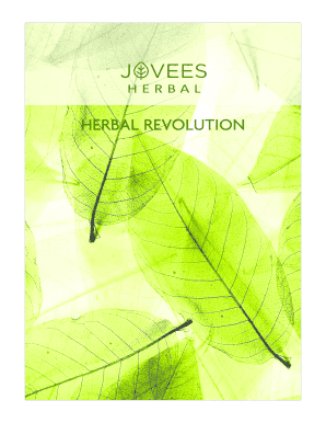 Jovees Herbal Care India Ltd  Form