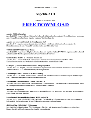 Aspekte Neu C1 Intensivtrainer PDF Download  Form