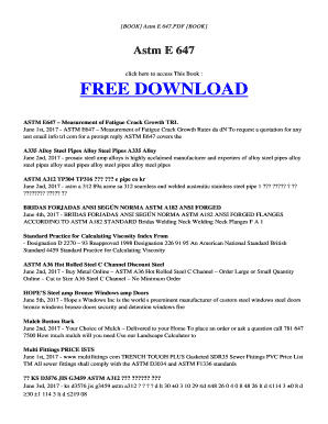 Astm E647 PDF Download  Form