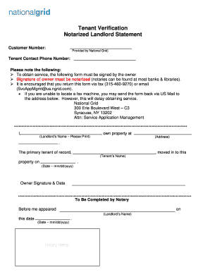 Landlord Verification Letter Template